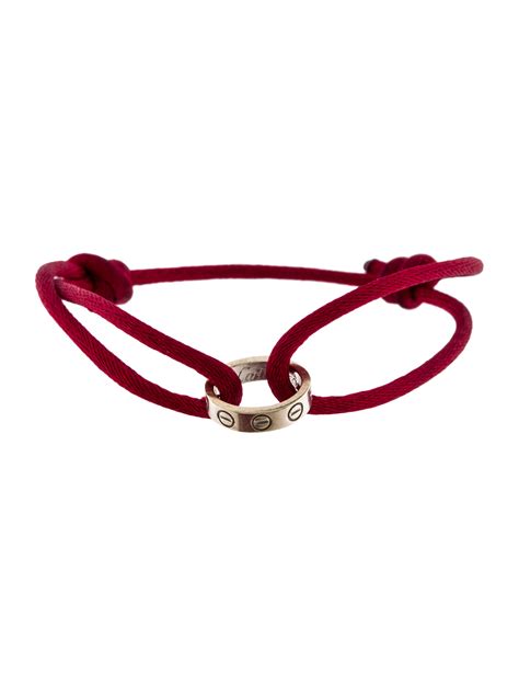 silk cord bracelet cartier|cartier love cord bracelet price.